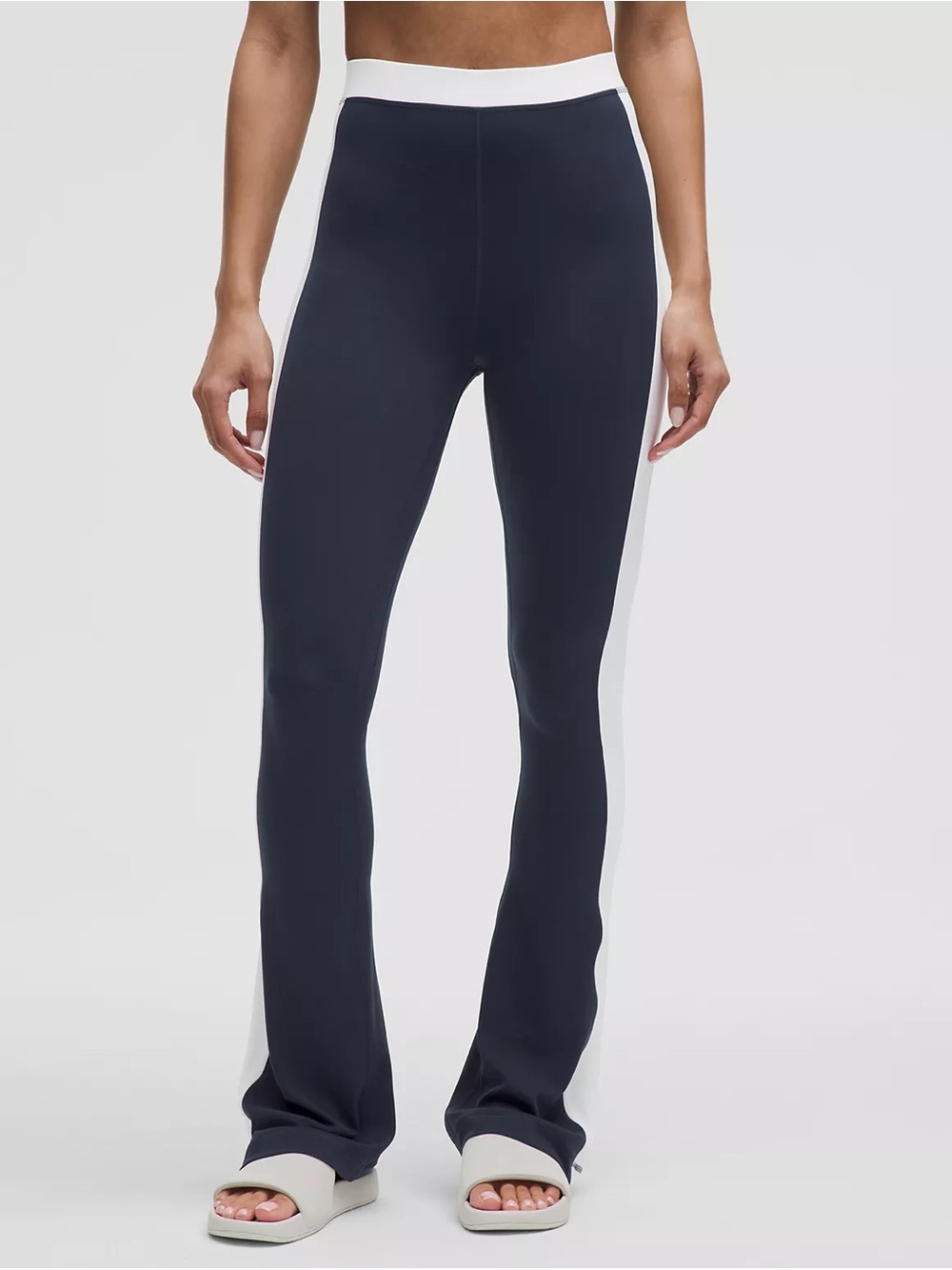 Lululemon Navy Nulu High-Rise Flared Pant 6